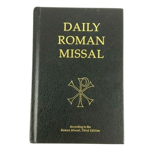 Daily Roman Missal Third Edition By Rev James Socias MTF Black Hardcover 2012 - Picture 1 of 9